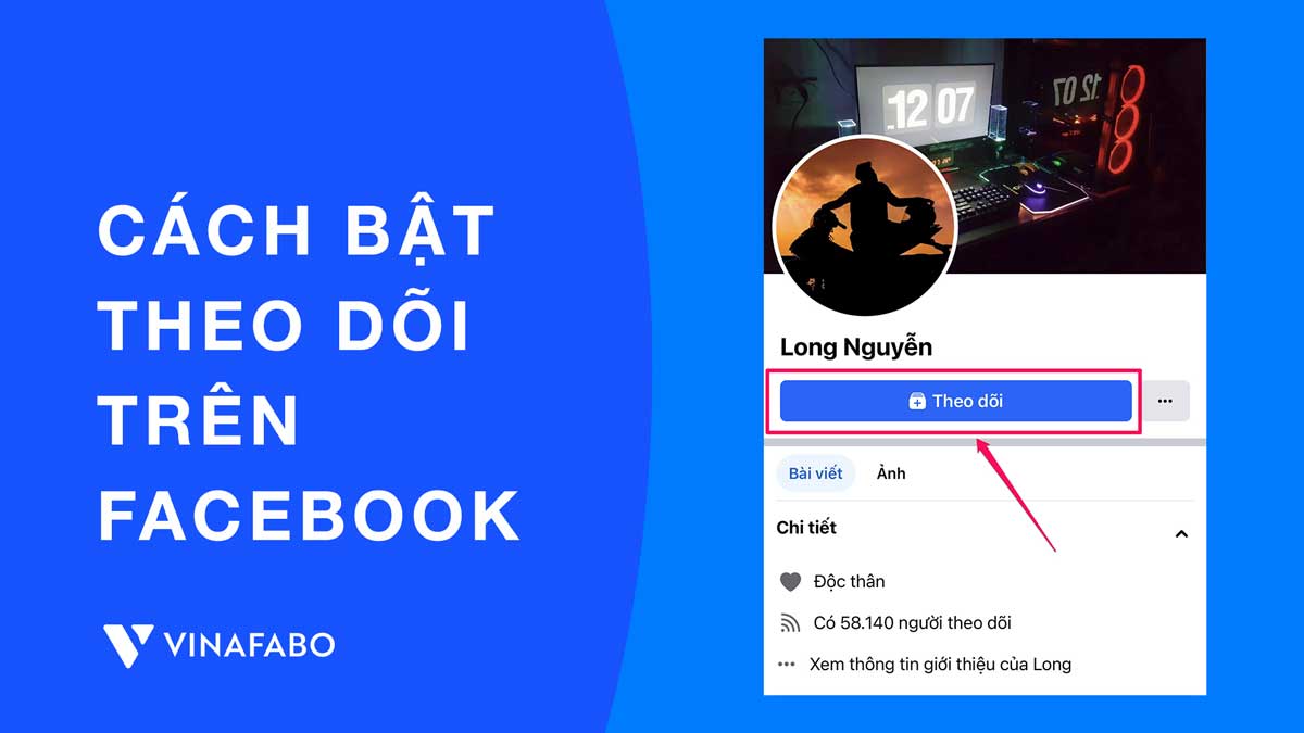 Cách bật theo dõi trên Facebook