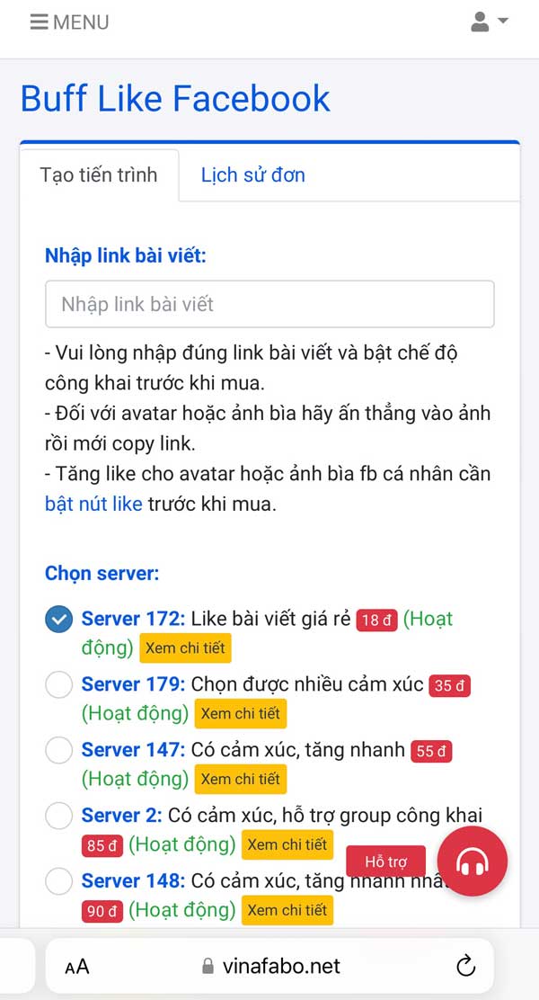 Giao diện web hack like Facebook