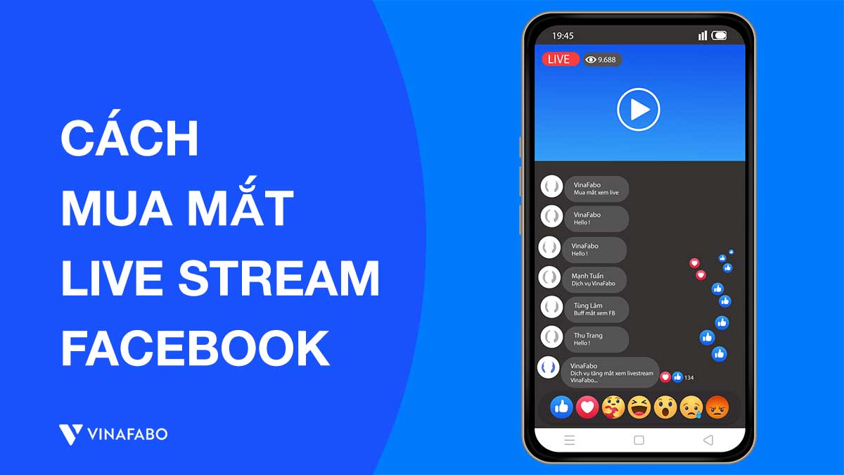 Cách mua mắt livestream Facebook