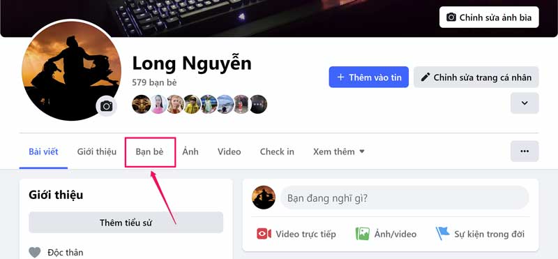 Cách ẩn người mình đang theo dõi trên Facebook bằng máy tính - bước 4