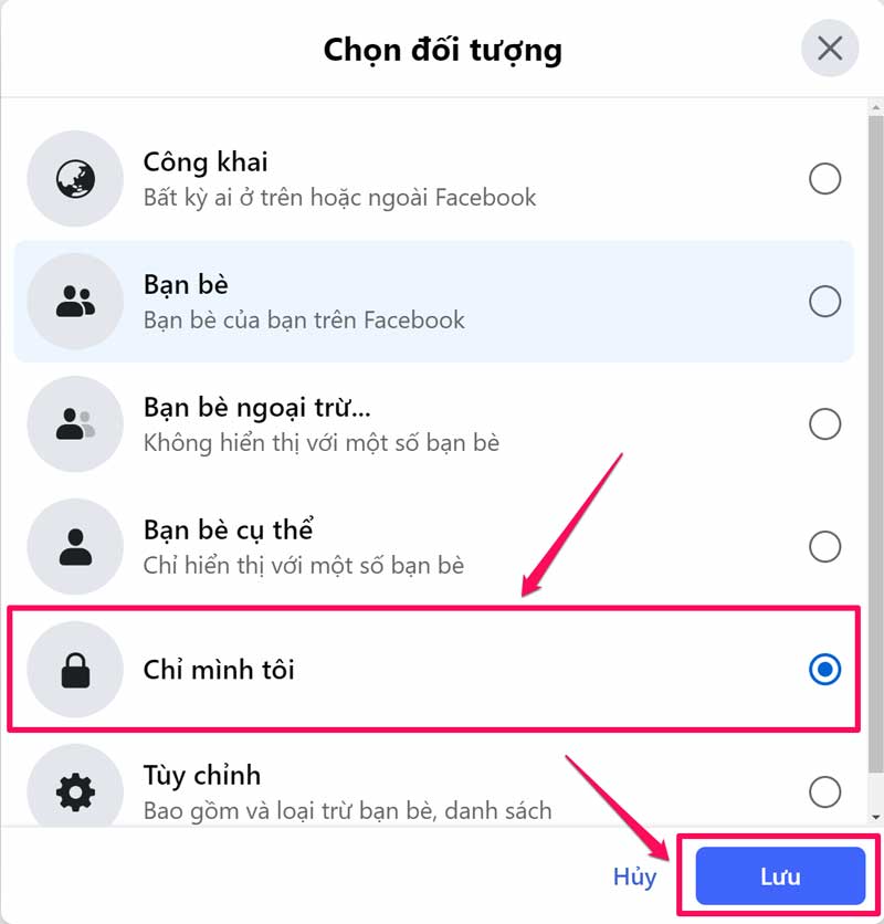 Cách ẩn người mình đang theo dõi trên Facebook bằng máy tính - bước 8