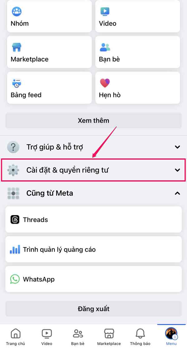 Cách ẩn người theo dõi mình trên Facebook bằng điện thoại - bước 3