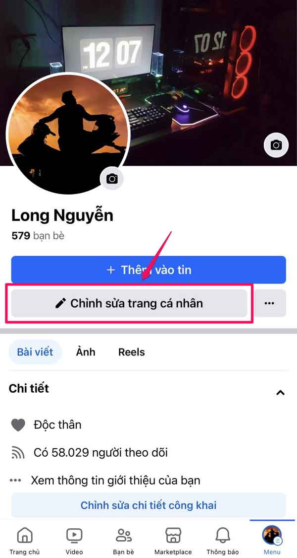 Cách ẩn người theo dõi trên Facebook bằng điện thoại - bước 4