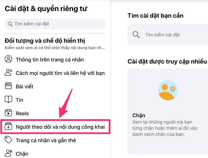 Cách tắt chế độ theo dõi trên Facebook