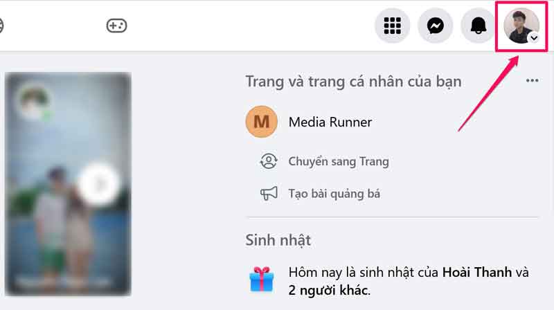 Cách xem ai đang theo dõi mình trên Facebook bằng máy tính - bước 2