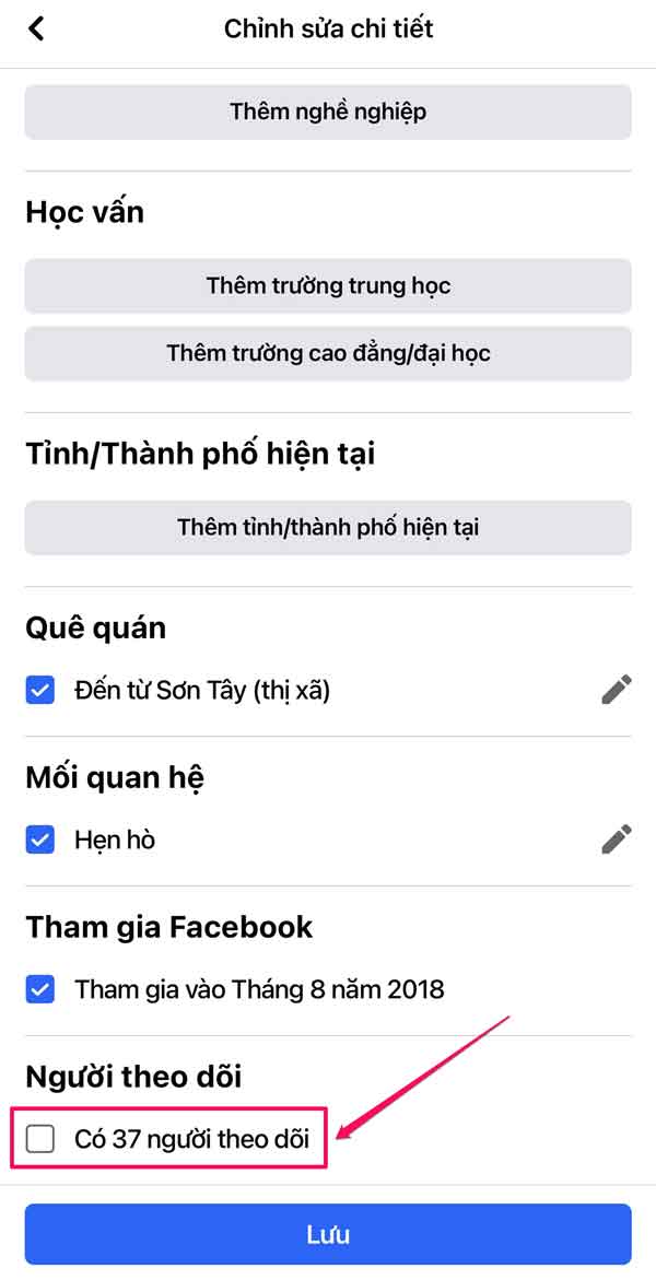 Cách xem số người theo dõi mình trên Facebook bằng điện thoại - bước 6