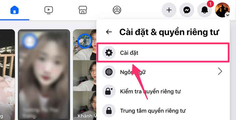 Cài đặt tắt chế độ theo dõi Facebook